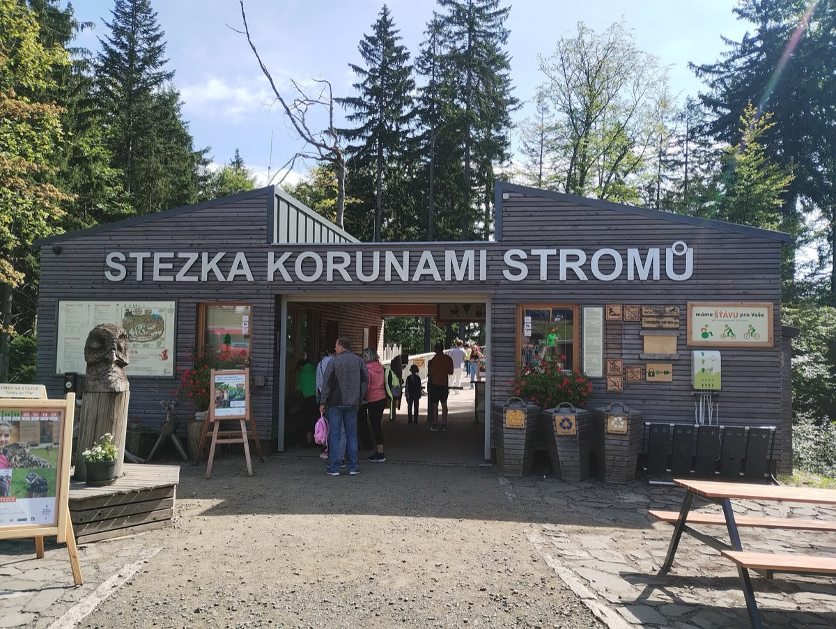 Stezka korunami stromů v Janských Lázních